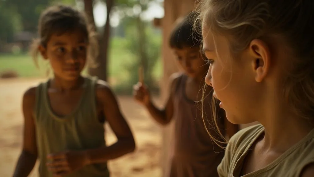 A diverse group of children engaging in unique summer camp activities